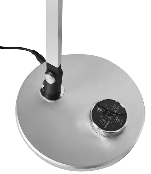 LED stolní lampa HYDRUS se stmívačem Stříbrná
