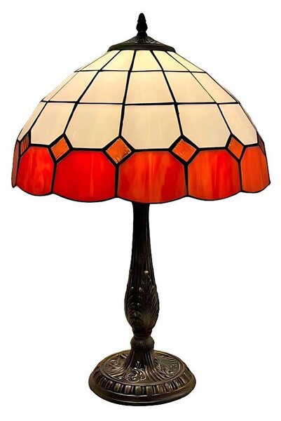 Brilagi - Tiffany vitrážová stolní lampa SIENNA 2xE27/60W/230V