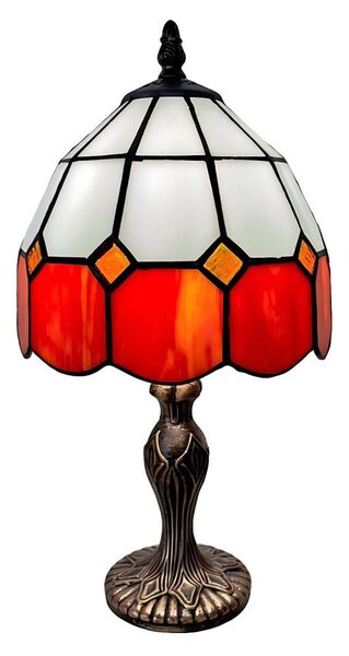 Brilagi - Tiffany vitrážová stolní lampa SIENNA 1xE27/60W/230V