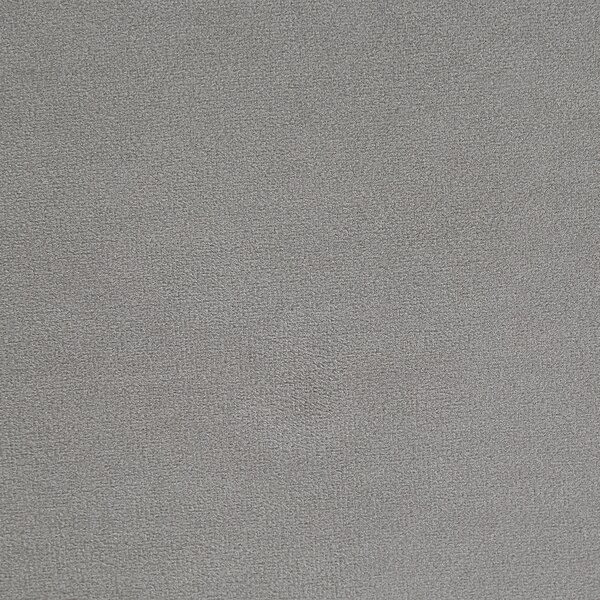Postel s úložným prostorem Umělý samet VAUCLUSE 180 x 200 cm Světle šedá