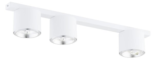 Stropní svítidlo NANO 3 – bílé, 3× GU10 AR111, šířka 70 cm