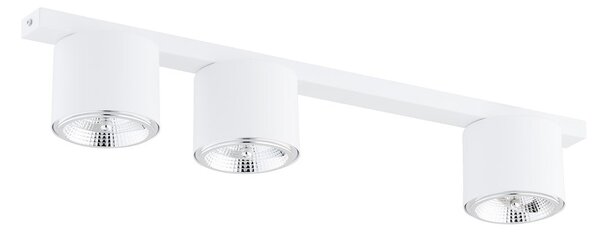 Stropní svítidlo NANO 3 – bílé, 3× GU10 AR111, šířka 70 cm