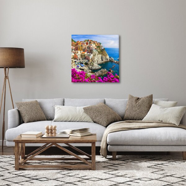Obraz - Italská vesnička Manarola (30x30 cm)