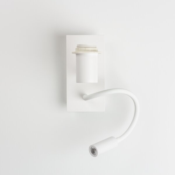 Brilagi -LED Flexibilní nástěnná lampa NUBILA 1xE27/25W/230V + LED/3W bílá/žlutá