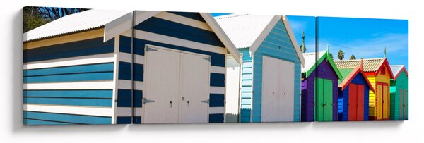 Obraz - Pláž Brighton, Melbourne, Austrálie (170x50 cm)