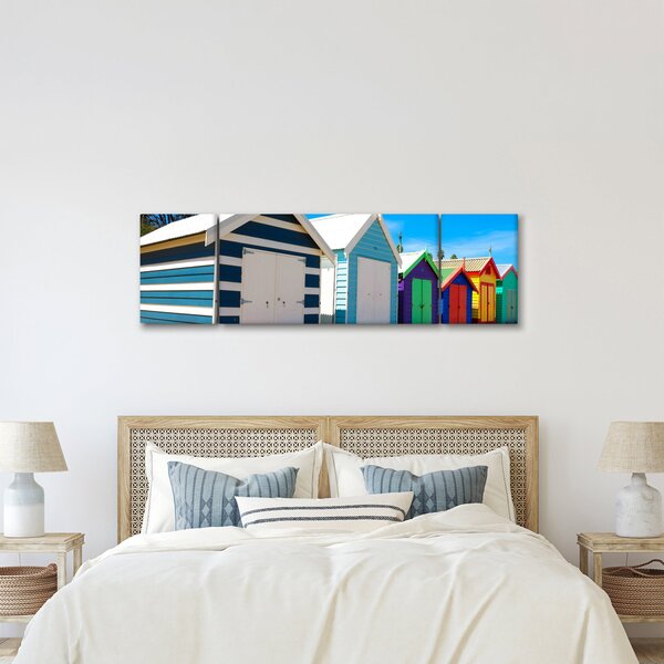 Obraz - Pláž Brighton, Melbourne, Austrálie (170x50 cm)