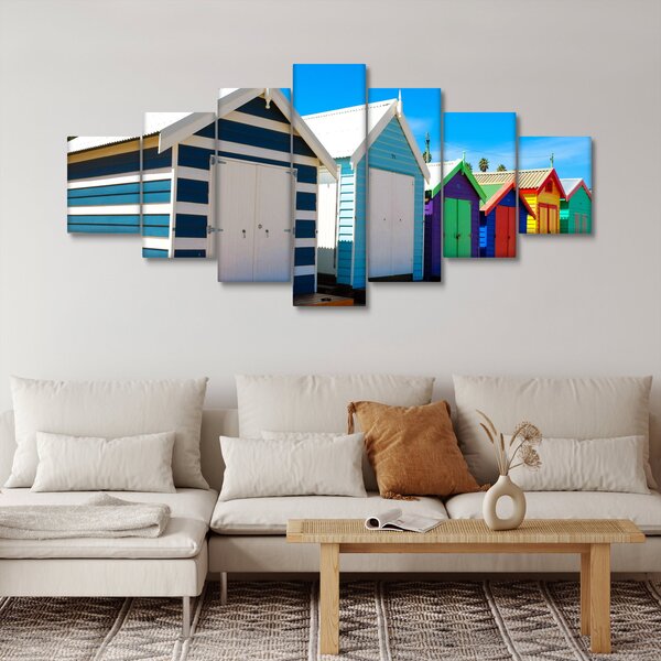 Obraz - Pláž Brighton, Melbourne, Austrálie (210x100 cm)