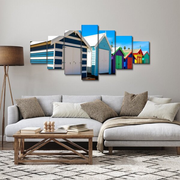 Obraz - Pláž Brighton, Melbourne, Austrálie (210x100 cm)