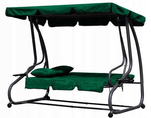 Zahradní houpačka MultiGarden G2025-B GREEN 110x160 cm zelená