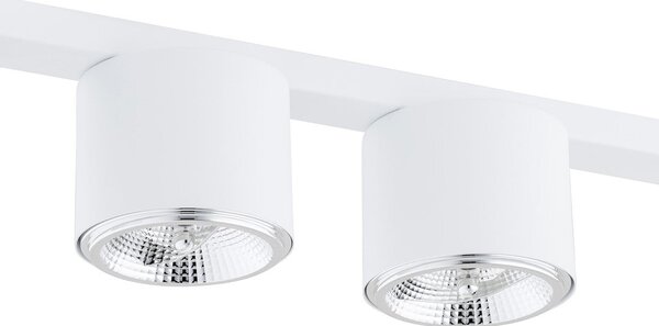 Stropní svítidlo NANO 5 – bílé, 5× GU10 AR111, šířka 116 cm