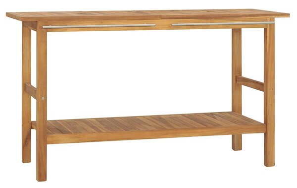 Koupelnová skříňka s umyvadly z černého mramoru masivní teak 3096579