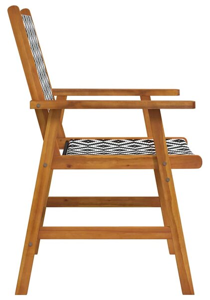 Zahradní židle 4 ks masivní akáciové dřevo 3096599