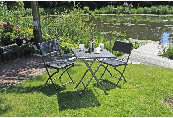 SADA NA BALKON 3dílné, Gardenson - Online Only zahradní nábytek, Online Only