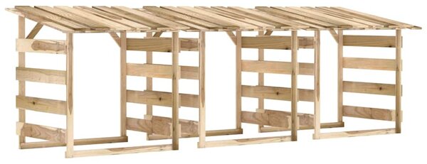 Pergoly se střechou 3 ks 100x90x100 cm impregnovaná borovice 3096645