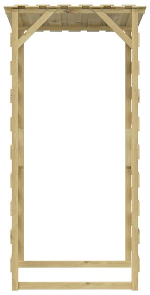 Pergoly se střechou 2 ks 100x90x200 cm impregnovaná borovice 3096648