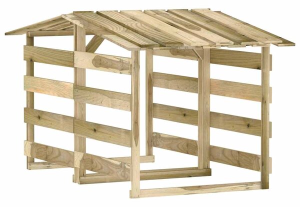 Pergoly se střechou 2 ks 100x90x100 cm impregnovaná borovice 3096644