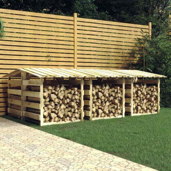 Pergoly se střechou 6 ks 100x90x100 cm impregnovaná borovice 3096647