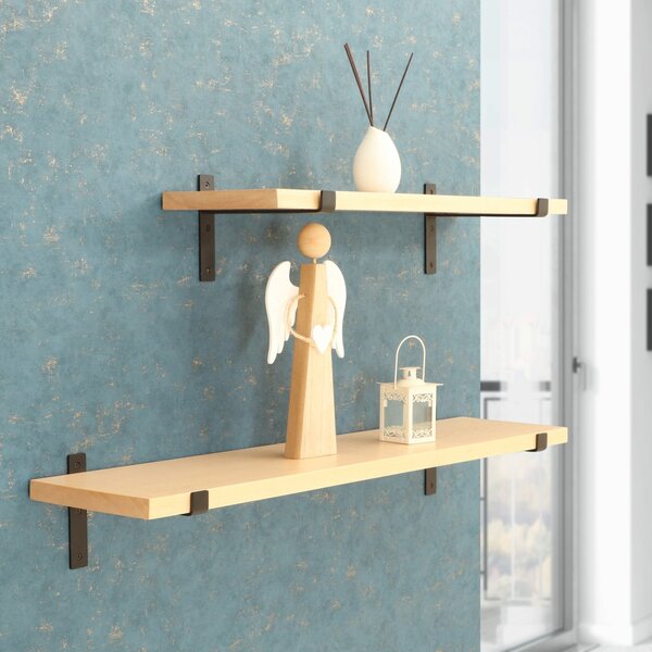 Police na zeď s konzolí Lara