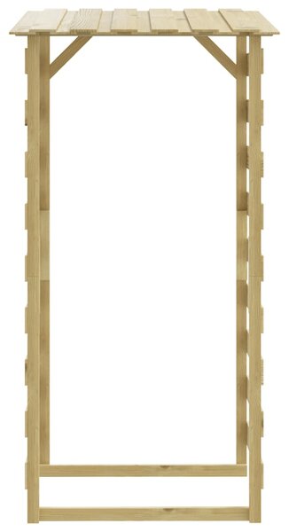 Pergoly se střechou 4 ks 100x90x200 cm impregnovaná borovice 3096650