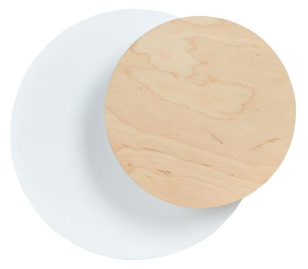 Nástěnné svítidlo CIRCLE 1A – bílé, 1× G9, šířka 22 cm