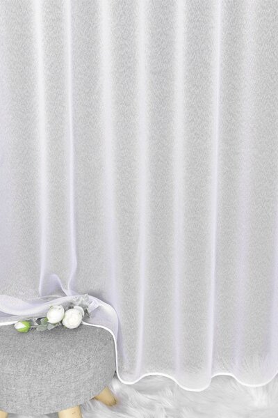 Záclona, Dreher 5001 s olůvkem metráž, bílá 125 cm