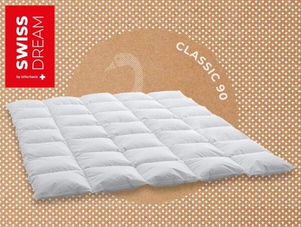 Dauny Přikrývka Swiss Dream Caro Cosy Classic 90 Hřejivost: hřejivá, Rozměr: 140x220 cm