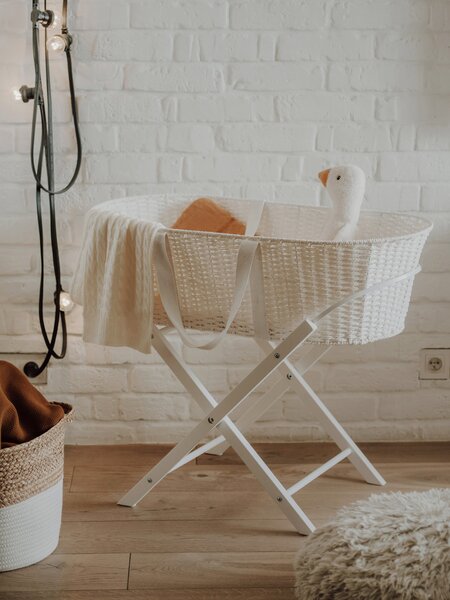 Ahojbaby Stojan na Mojžíšův košík pro miminko Smart White