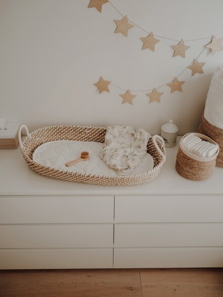 Ahojbaby Přebalovací košík pro miminko Smart Basket natural