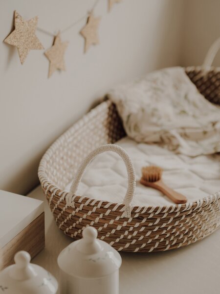 Ahojbaby Přebalovací košík pro miminko Smart Basket natural