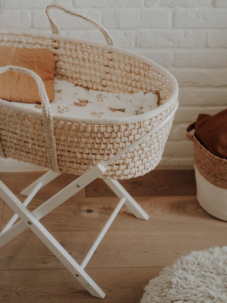 Ahojbaby Stojan na Mojžíšův košík pro miminko Smart White