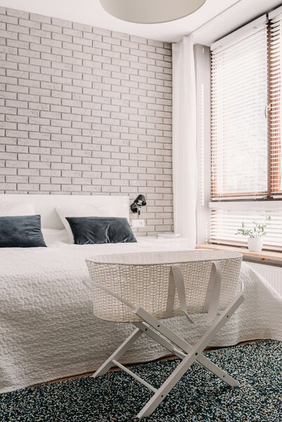 Ahojbaby Stojan na Mojžíšův košík pro miminko Smart White