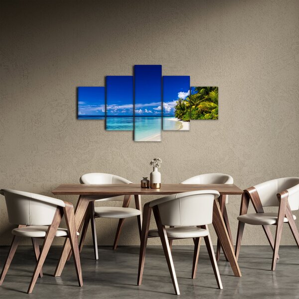 Obraz tropické pláže (125x70 cm)