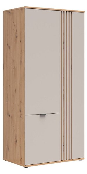 BREVAS šatní skříň SZF3D, dub artisan/kašmír