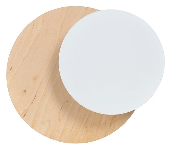 Nástěnné svítidlo CIRCLE 1B – bílé, 1× G9, šířka 22 cm