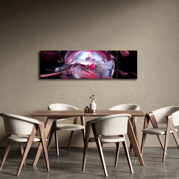 Obraz - Abstrakce, vesmírní červi (170x50 cm)