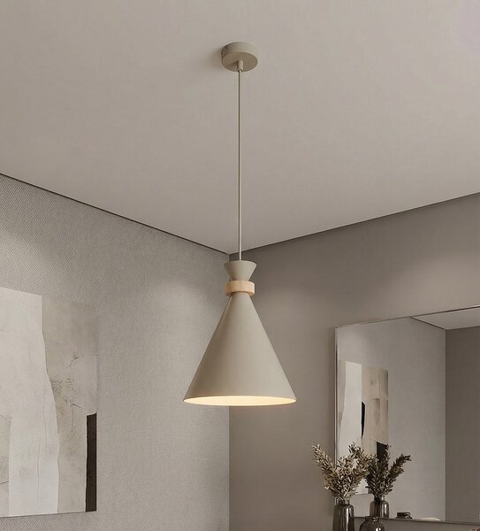 Závěsné svítidlo ZERO 1 – moka, 1× E27, šířka 23 cm