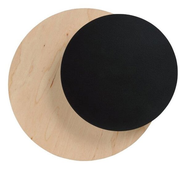 Nástěnné svítidlo CIRCLE 1B – černé, 1× G9, šířka 22 cm