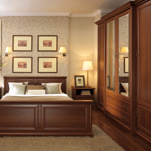 BRW Kent Skříň ESZF4D2S Kaštan