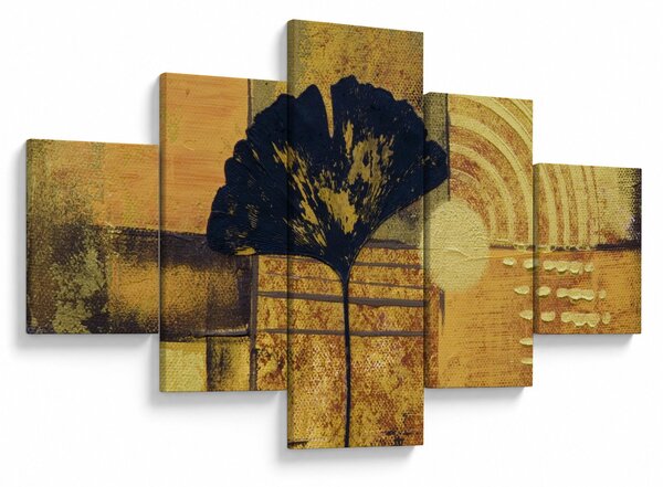 Obraz - List ginkgo (125x70 cm)