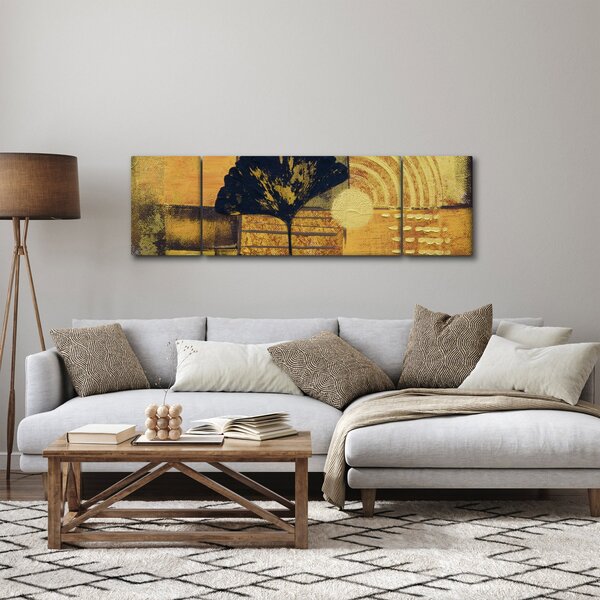 Obraz - List ginkgo (170x50 cm)