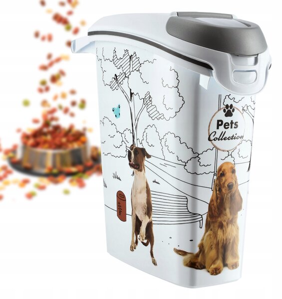 CURVER Kontejner a úložný box na granule pro psy, 23l/10kg DOG