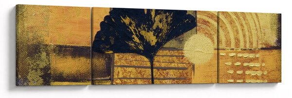 Obraz - List ginkgo (170x50 cm)