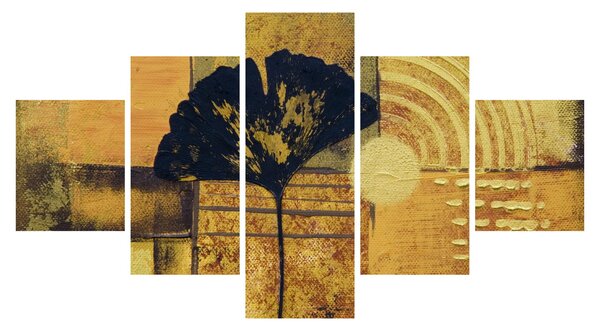 Obraz - List ginkgo (125x70 cm)