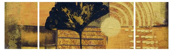 Obraz - List ginkgo (170x50 cm)