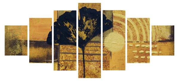 Obraz - List ginkgo (210x100 cm)