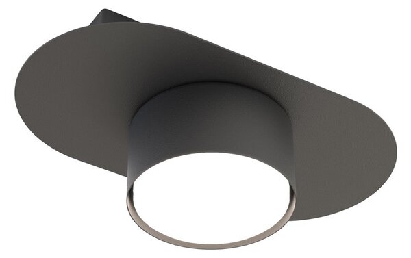 Stropní svítidlo STILO 1 – černé, 1× GX53, šířka 20 cm
