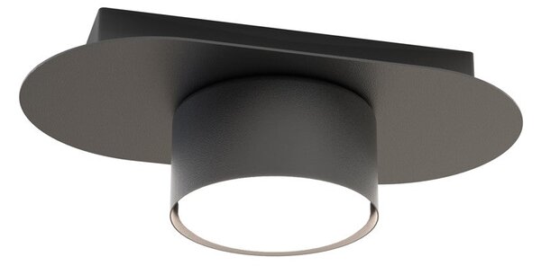 Stropní svítidlo STILO 1 – černé, 1× GX53, šířka 20 cm