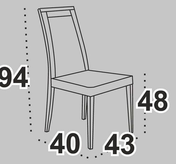 Jídelní set MILENIUM, stůl + 4 židle, bílá