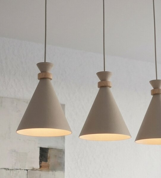 Závěsné svítidlo ZERO 3 – moka, 3× E27, šířka 78 cm