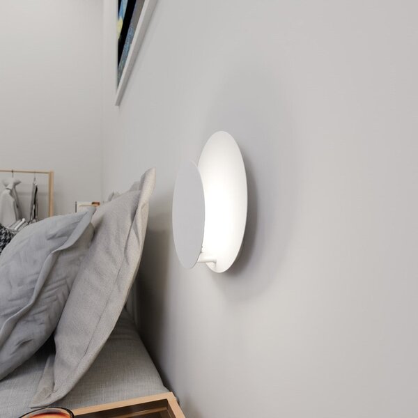 Nástěnné svítidlo CIRCLE 1C – bílé, 1× G9, šířka 22 cm
